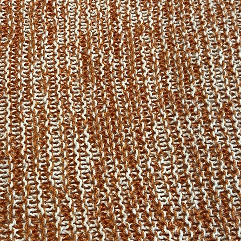 VTG Handmade Crochet Throw Blanket 60